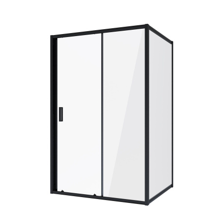 Душевое ограждение Niagara Nova NG-82-12AB-A80B 120x80x195 прямоугольник, дверь раздвижная