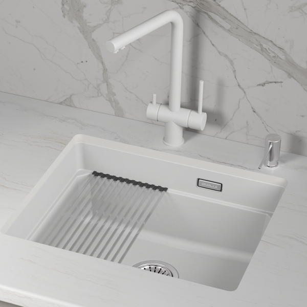 Мойка для кухни Granula Kitchen Space 5501iU арктик, 55х45 см, прямоугольная