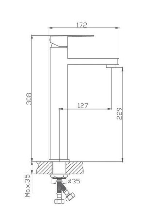 Смеситель для раковины Haiba HB11803