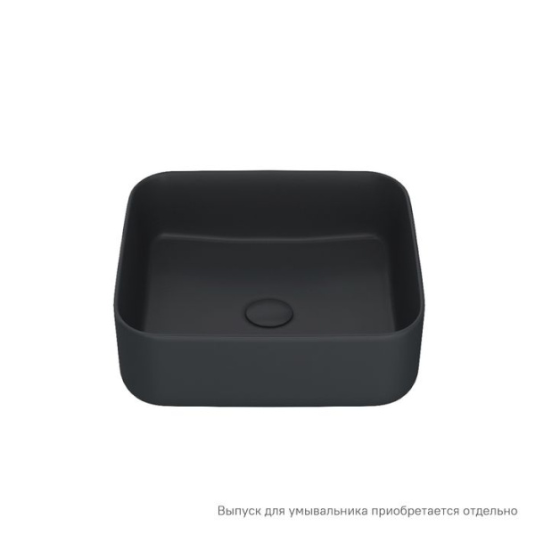 Умывальник накладной Iddis Bridge, черный BRIBM04i27