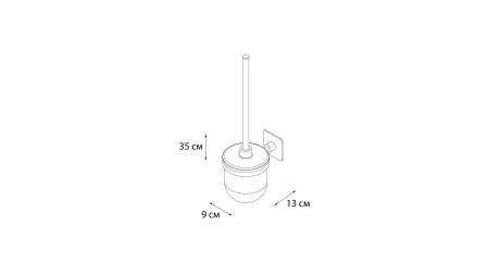 Ерш настенный Fixsen Square FX-93113
