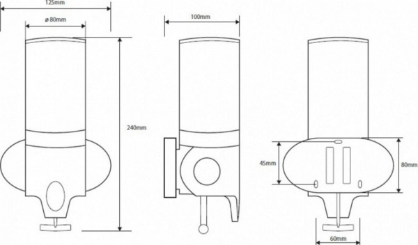 Дозатор для жидкого мыла Bemeta Hotel 151109095