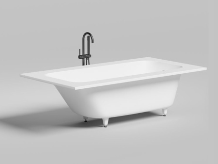 Ванна встраиваемая Salini ORLANDA KIT PLUS 190x100, S-Sense, глянцевый белый 102114G