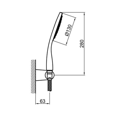 Душевой гарнитур Webert Comfort AC0764015