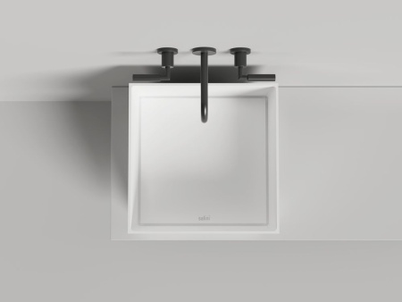 Раковина накладная Salini ARMONIA SQUARE 03, белый, 130513G