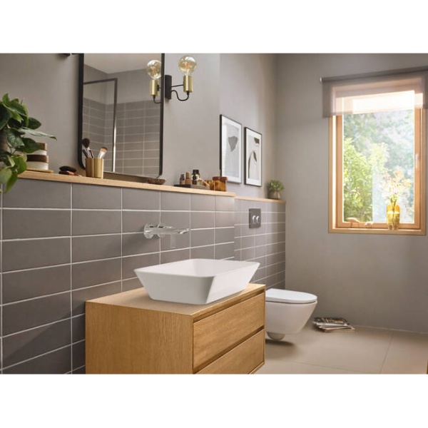 Hansgrohe Rebris E Встраиваемый смеситель для раковины настенный с изливом 19.5 хром 72568000