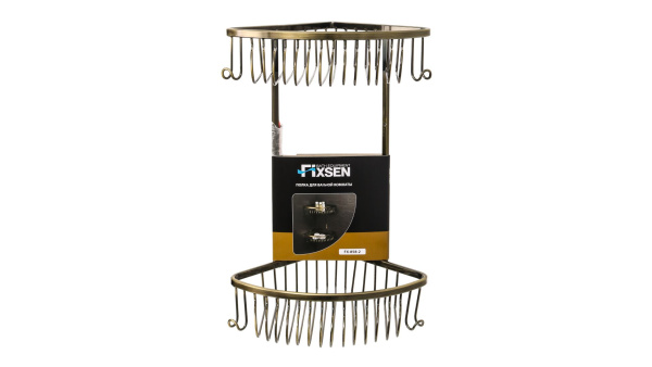 Полка угловая двухэтажная Fixsen FX-858-2