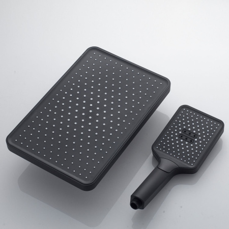 Душевая система Shevanik S4536H, черный