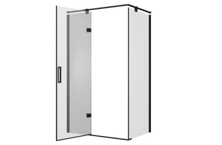 Душевой уголок BRAVAT BLACKLINE L-open 800х1200х1950 BS120.3112AB