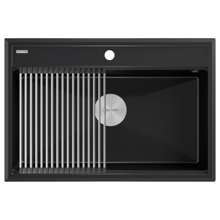 Мойка STEPIA 80, IT-GRANIT, PM117551-BLM, черный, 750х510, Paulmark