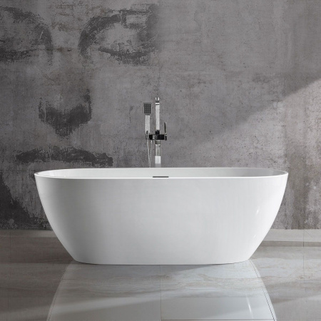 Ванна акриловая Vincea VBT-408-1500, 1500*815*580, цвет белый, щелевой перелив