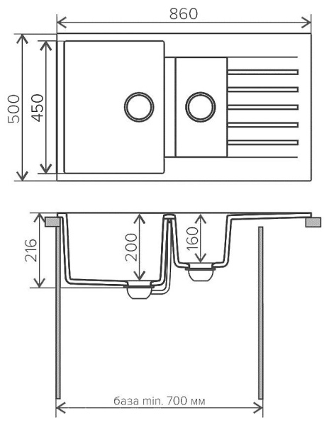 Кухонная мойка TOLERO Classic R-118 №102 Сафари
