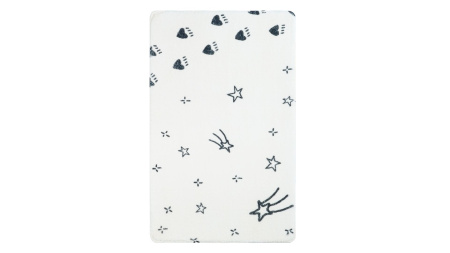 Коврик для ванной Fixsen Teddy Sky 1-ый, FX-6001S, белый, 50х80см