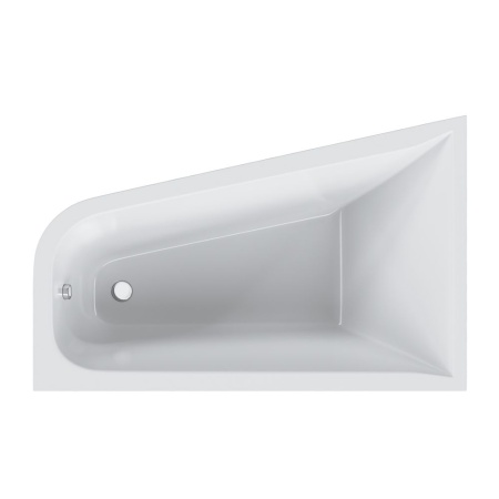 W72A-160R100W-A2 Ванна акриловая AM.PM spirit  ассиметричная 160x100, без слива/перелива, правосторонняя