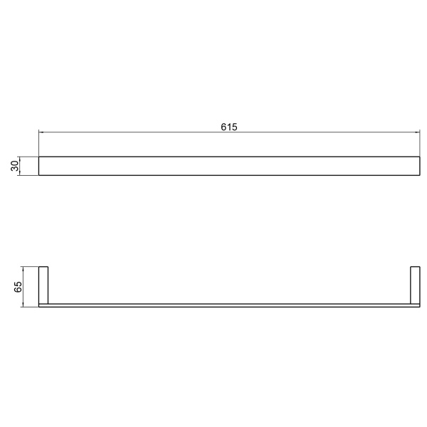 Полотенцедержатель TIMO Petruma 15253/17, матовое золото