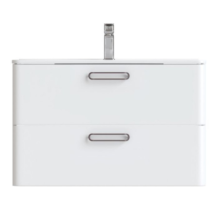 Тумба с раковиной IDDIS Brick 80 подвесная белая BRI80W0i95K