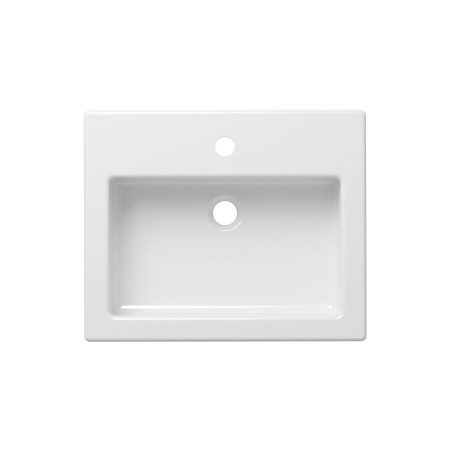 Комплект 3 в 1 Lavinia Boho Bathroom Sink 21520660: накладная фарфоровая раковина 50.5 см, металлический сифон, донный клапан