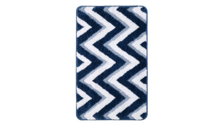 Коврик для ванной Fixsen River 1-ый, FX-5004M, темно-синий, 50х80 см