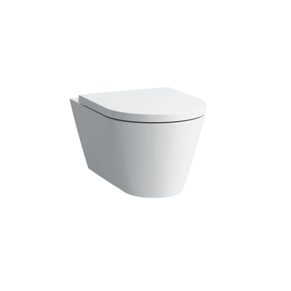 Подвесной унитаз Kartell by laufen 37х54,5 см, безободковый, без сиденья 8.2033.7.000.000.1