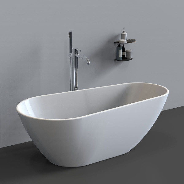 Смеситель для ванны напольный Vincea Desire VTF-1DCH с регулятором Естьвления, однорычажный, хром