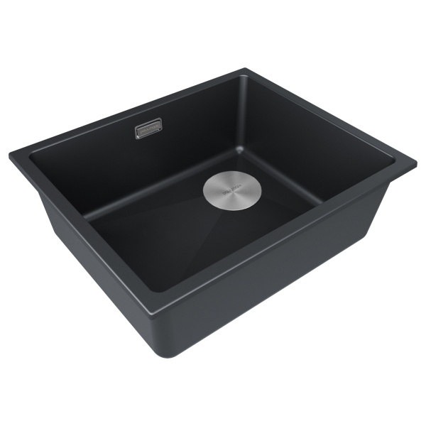 Мойка LUMI 55UNI-SKEW, IT-GRANIT, LU55SK-AN, антрацит, 555х440, Paulmark