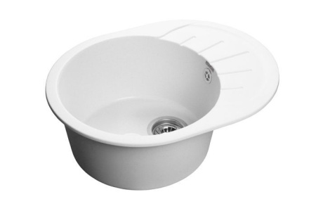 Кухонная мойка GranFest RONDO R-580L иней
