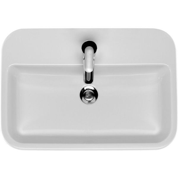 Раковина на столешницу Cersanit CASPIA 60 SQUARE, S-UM-CAS60/1-S-w