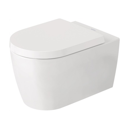 Duravit Me by Starck Комплект: унитаз подвесной, безободковый, покрытие Durashield, сиденье SoftClose, цвет: белый 452909AAA1 (252909AA00+002009)