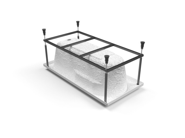 Ванна прямоугольная Cersanit SANTANA 170x70, 63325