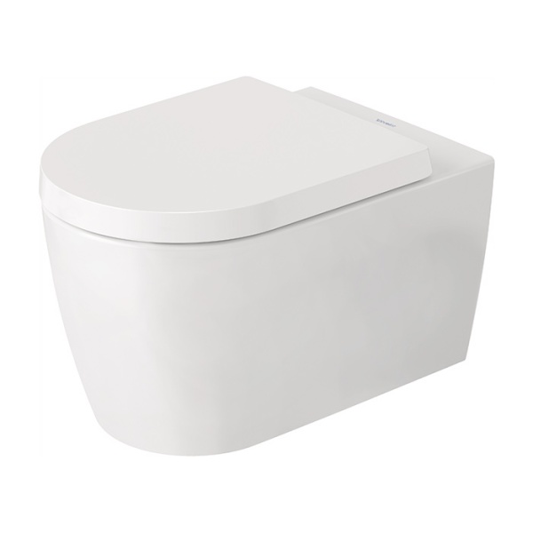 Duravit Me by Starck Комплект: унитаз подвесной, безободковый, покрытие Durashield, сиденье SoftClose, цвет: белый 452909AAA1 (252909AA00+002009)