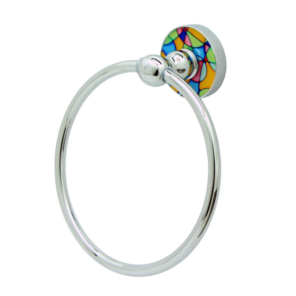 Держатель полотенец кольцо WasserKRAFT Diemel K-2260