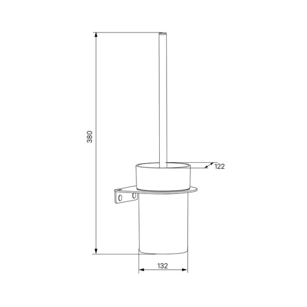 Ерш IDDIS Noa белый матовый NOAWTG0i47