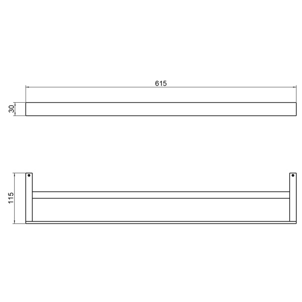 Полотенцедержатель TIMO Petruma 15256/03, черный