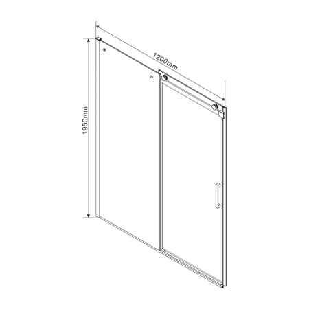 Душевой уголок Vincea Como VSR-1C1012CL, 1200*1000, хром, стекло прозрачное