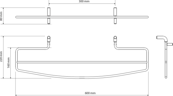 Держатель для полотенец Bemeta Rawell 134504235