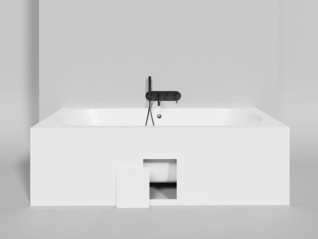 Ванна встраиваемая Salini ORNELLA AXIS 190x90 покраска по RAL полностью, S-Stone, матовый 103422MF