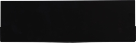 Полка Aquanet Магнум 28x28 черная матовая, угловая