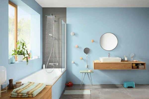 Hansgrohe Croma E Showerpipe 280 1jet Душевой набор с термостатом для ванны хром 27687000
