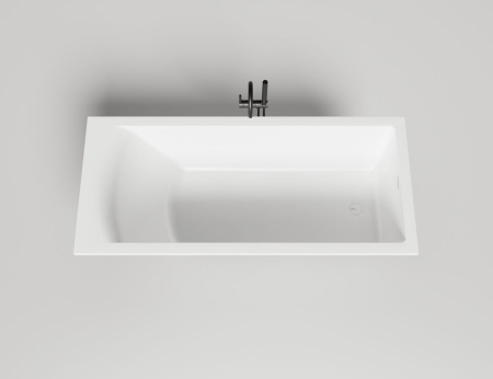 Ванна встраиваемая Salini CASCATA KIT 180x80, S-Sense, глянцевый белый 104513G