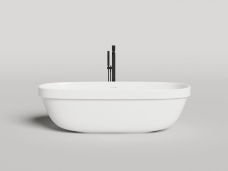 Ванна отдельностоящая Salini GRECA IN 180x80, S-Stone, матовый белый 104821M