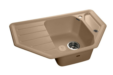 Кухонная мойка GranFest CORNER C-800E топаз