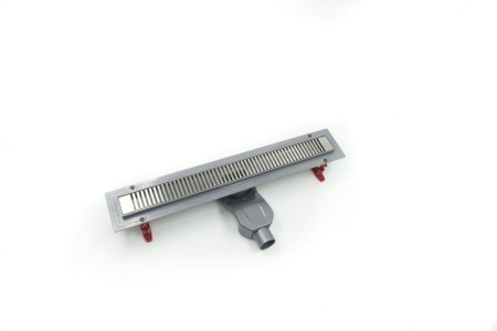 Дренажный канал Timo Line 65см с решеткой STRIP из нержавеющей стали, BLSG-65 S50R