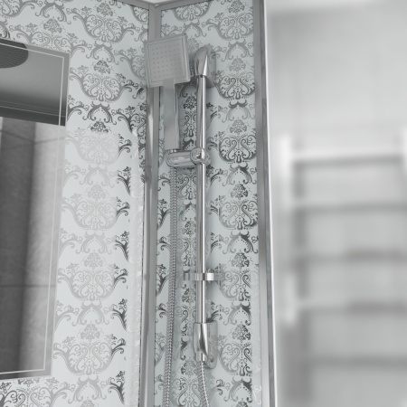 Душевая кабина Niagara Luxe NG-7711WL 90x120х215, низкий поддон, стенки белые