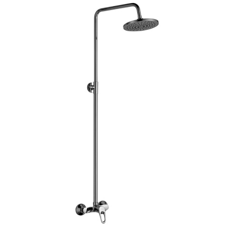 Душевая система Rossinka B35-44 для душа с регулируемой высотой штанги и лейкой "Тропический дождь"