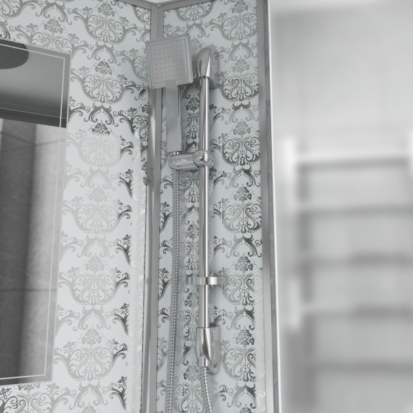 Душевая кабина Niagara Luxe NG-7711WL 90x120х215, низкий поддон, стенки белые