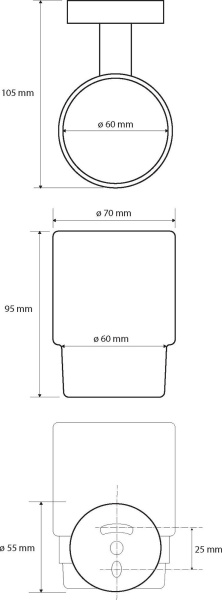 Держатель для зубных щеток Bemeta Coral 158110012