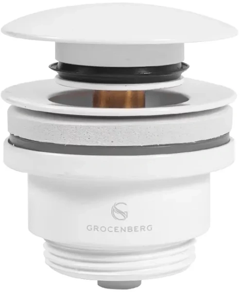 Донный клапан для раковины Grocenberg GB106 Белый