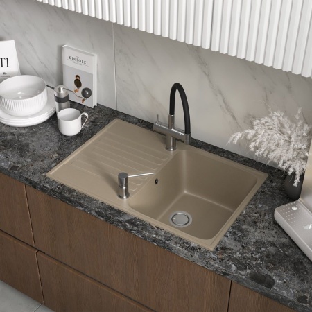 Кухонная мойка Reflection Bolero RF0574BE, бежевый