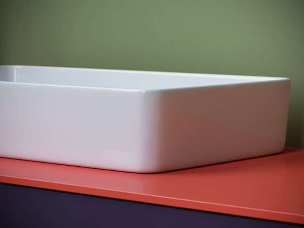 Умывальник Ceramicanova чаша накладная круглая Element 355x355x150мм