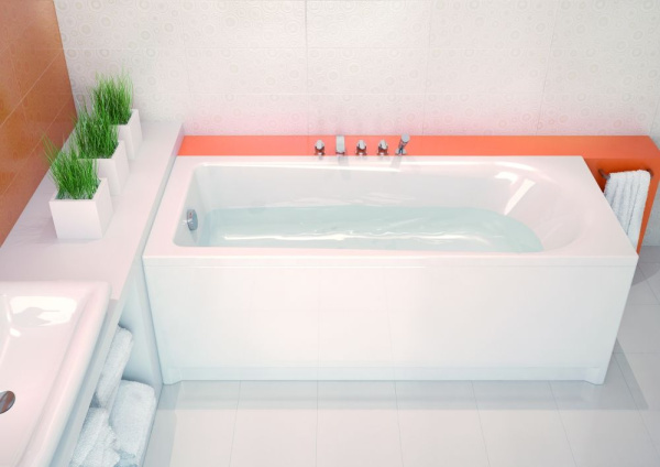 Ванна прямоугольная Cersanit FLAVIA 170x70 белый, P-WP-FLAVIA*170NL